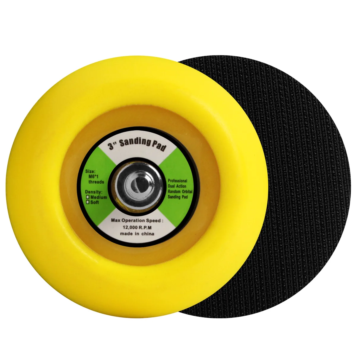 BSRTTOOL 2Pcs 3" 75mm Car Polisher Backing Plate Sanding Back up Pad 5/16"-24 And M6 Thread Buffing Waxing Backer Pads
BSRTTOOL 2Pcs 3" 75mm Car Polisher Backing Plate Sanding Back up Pad 5/16"-24 And M6 Thread Buffing Waxing Backer Pads