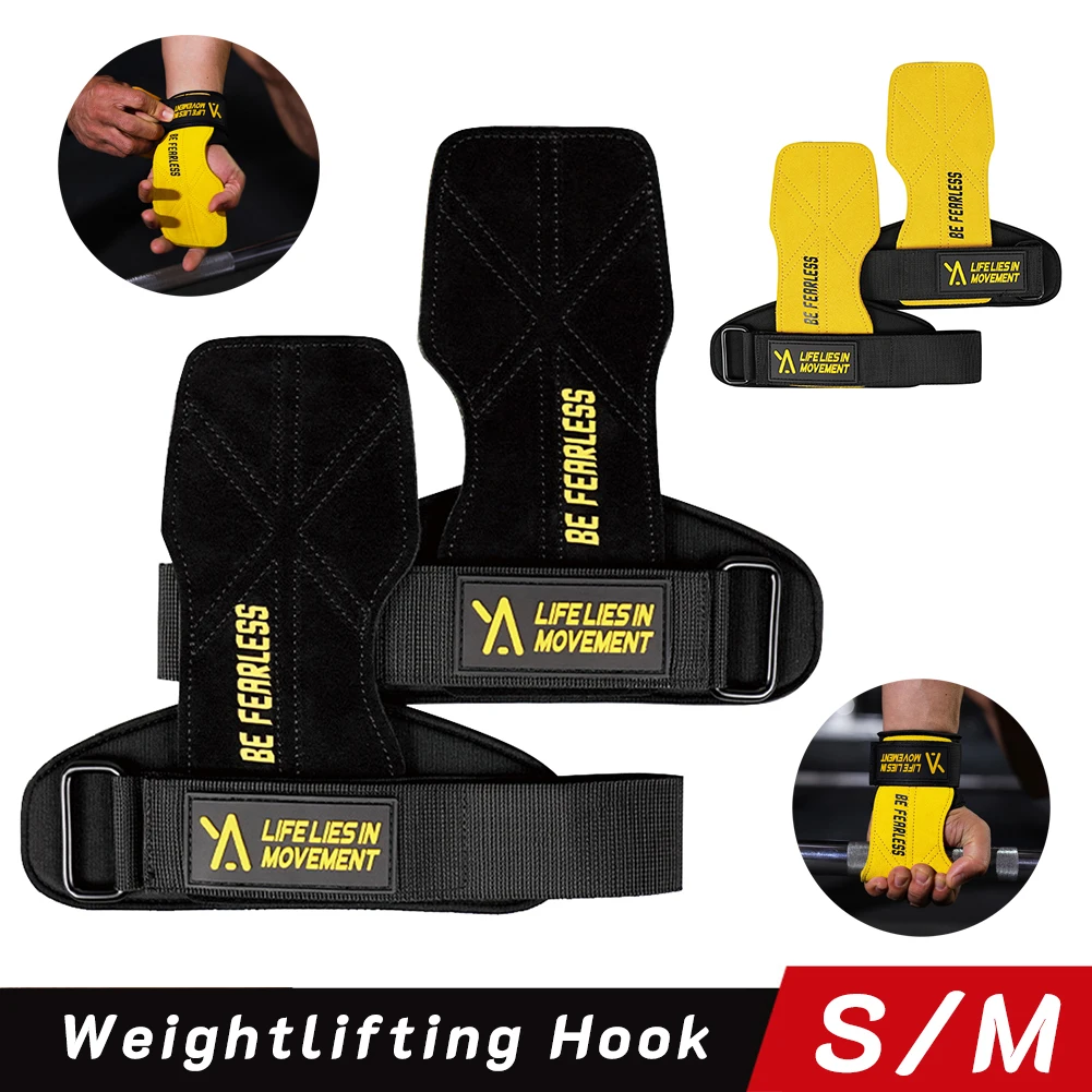 Leather Gym Gloves Grips Fitness Body Building Weight Lifting Grip Pads Deadlifts Workout Fitness Gloves Bracer Protection
Leather Gym Gloves Grips Fitness Body Building Weight Lifting Grip Pads Deadlifts Workout Fitness Gloves Bracer Protection