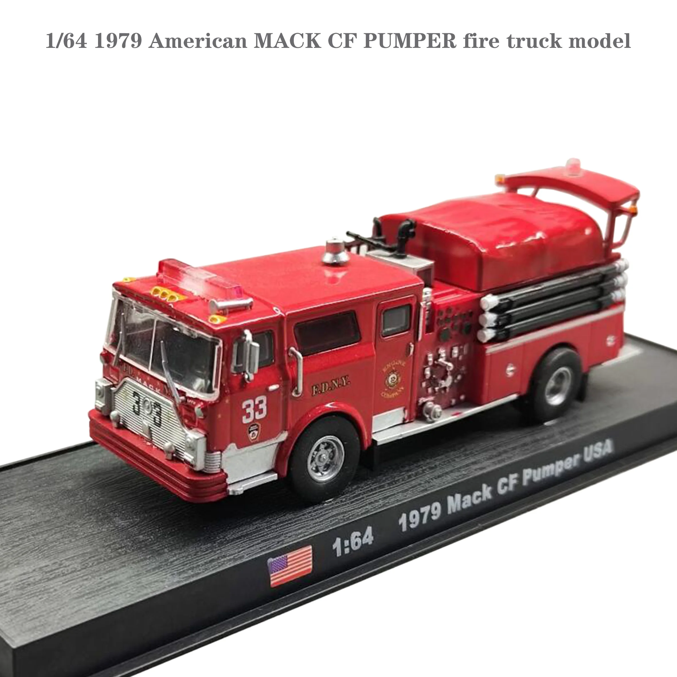 1/64 1979 American MACK CF PUMPER fire truck model Alloy finished product collection model
1/64 1979 American MACK CF PUMPER fire truck model Alloy finished product collection model