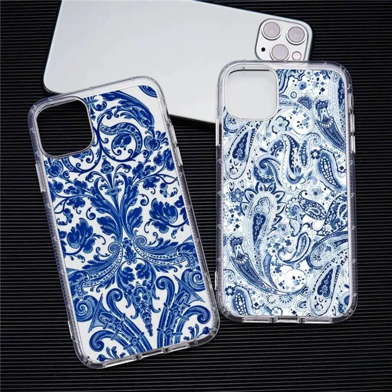 Blue And White Porcelain Phone Case For Iphone 11 12 13 Pro Max 6s 7 8 Plus X Xr Xs Max Se2020 13mini Transparent Cover
Blue And White Porcelain Phone Case For Iphone 11 12 13 Pro Max 6s 7 8 Plus X Xr Xs Max Se2020 13mini Transparent Cover