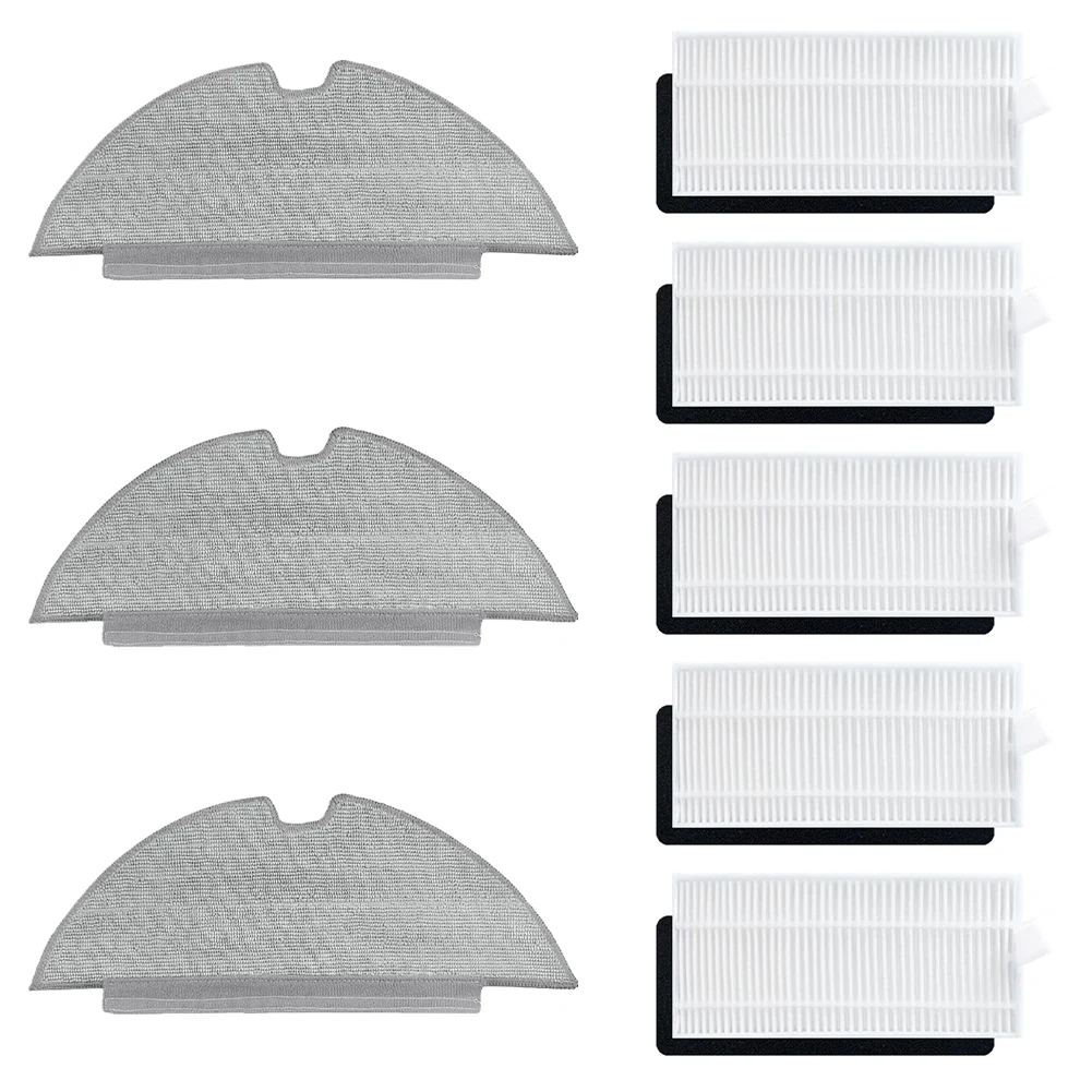 5pcs Filters + 3pcs Mop Cloths For Eufy RoboVac Replacement Kit L35 Hybrid/L35 Hybrid+/LR30 Hybird+ Accessories
5pcs Filters + 3pcs Mop Cloths For Eufy RoboVac Replacement Kit L35 Hybrid/L35 Hybrid+/LR30 Hybird+ Accessories