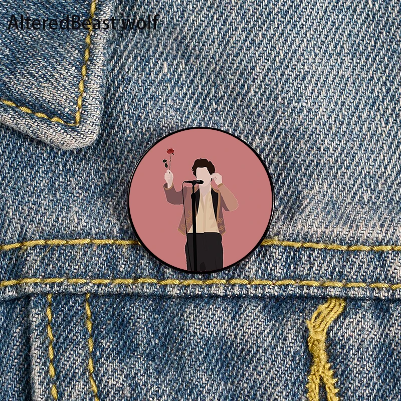 HARRY ROSE pattern Printed Pin Custom Funny Brooches Shirt Lapel Bag Cute Badge Cartoon enamel pins for Lover Girl Friends
HARRY ROSE pattern Printed Pin Custom Funny Brooches Shirt Lapel Bag Cute Badge Cartoon enamel pins for Lover Girl Friends