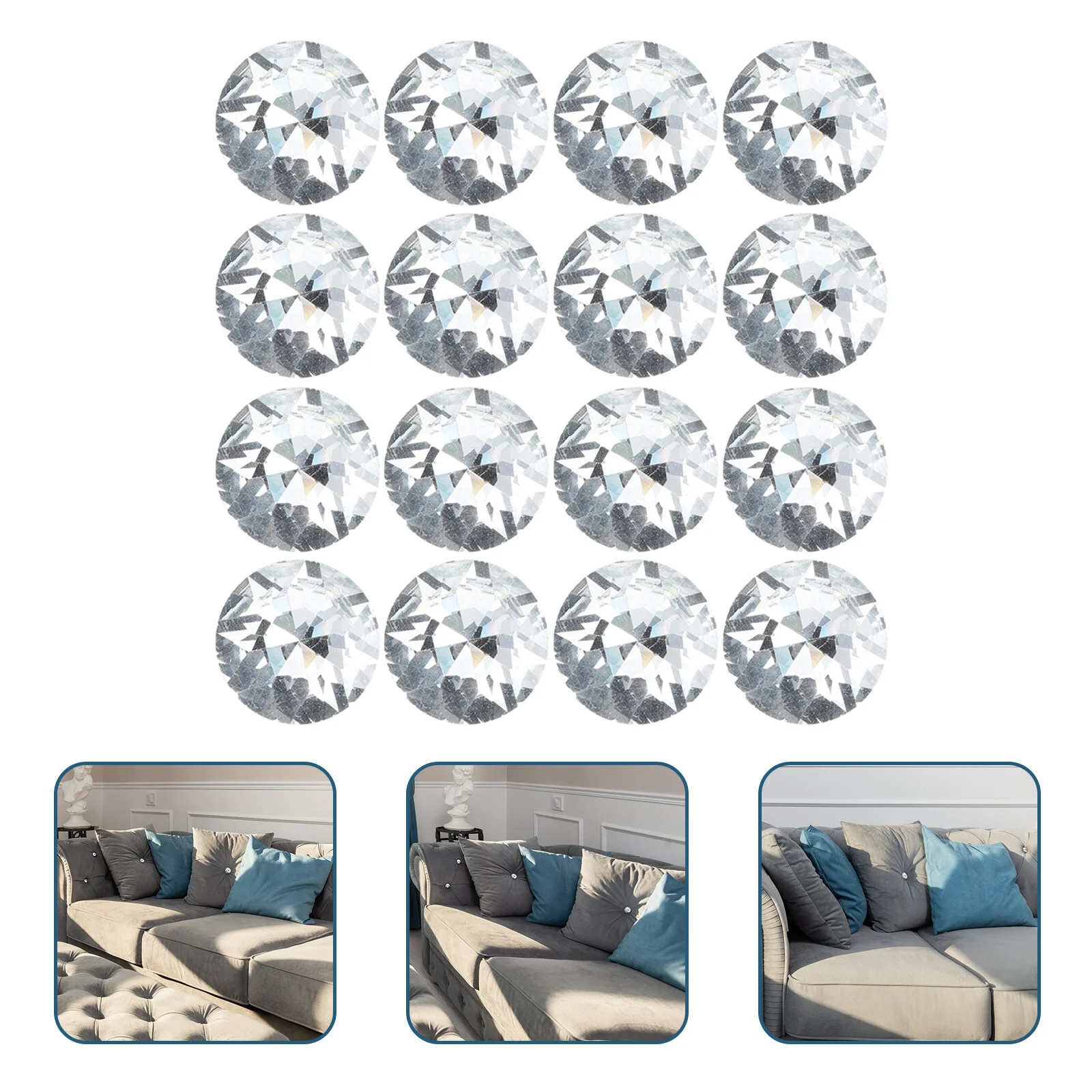 30 Pcs Sofa Headboards Crystal Button Buttons DIY Craft Metal Decor Glass Furniture Sewing
30 Pcs Sofa Headboards Crystal Button Buttons DIY Craft Metal Decor Glass Furniture Sewing
