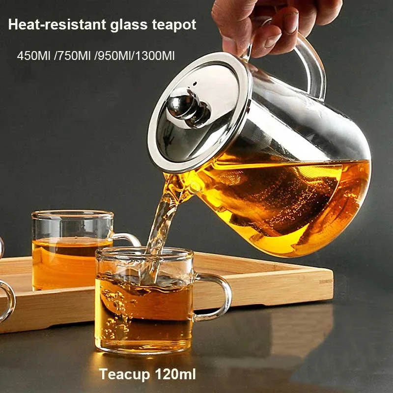 Coffee Tea Sets Heat Resistant Glass Teapot With Stainless Steel Infuser Heated Container Tea Pot Good Clear Kettle Droshipping
Coffee Tea Sets Heat Resistant Glass Teapot With Stainless Steel Infuser Heated Container Tea Pot Good Clear Kettle Droshipping