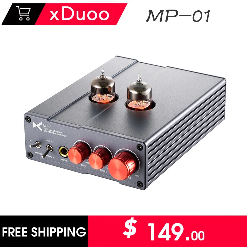 Xduoo MP-01 LP Headphone Amplifiers Are Compatible With MM And MC LP Turntables Using Support For AUX Tubes For Front Stage Amp
Xduoo MP-01 LP Headphone Amplifiers Are Compatible With MM And MC LP Turntables Using Support For AUX Tubes For Front Stage Amp