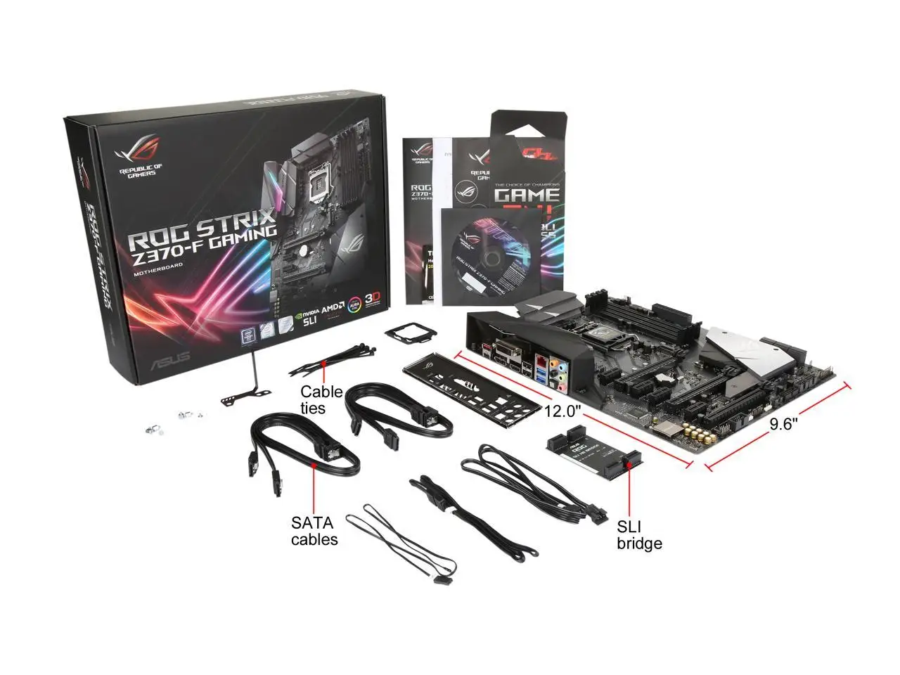 

ASUS ROG Strix Z370-F Gaming LGA 1151 (300 Series) Intel Z370 HDMI SATA 6Gb/s USB 3.1 ATX Intel Motherboard