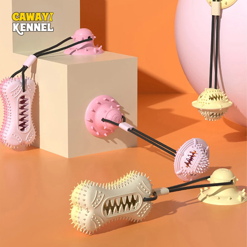 CAWAYI KENNEL Dog Toys Suction Cup Tug Interactive Dog Ball Toys Slow Feeder Pet Chew Bite Tooth Cleaning Toothbrush Dogs Toys
CAWAYI KENNEL Dog Toys Suction Cup Tug Interactive Dog Ball Toys Slow Feeder Pet Chew Bite Tooth Cleaning Toothbrush Dogs Toys