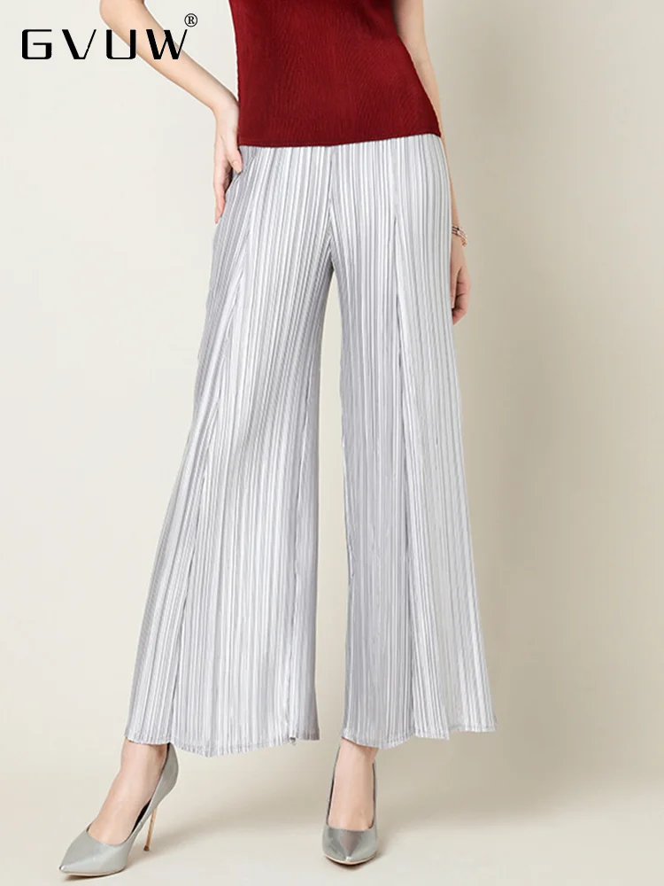 GVUW Elastic Pleated Wide Leg Pants For Women Solid High Waist Casual Versatile Straight Trousers Female 2023 Autumn New 25D1090
GVUW Elastic Pleated Wide Leg Pants For Women Solid High Waist Casual Versatile Straight Trousers Female 2023 Autumn New 25D1090