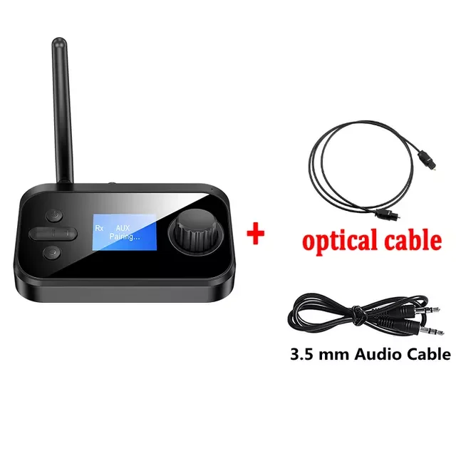 2022 Bluetooth 5.0 Transmitter TF Card Optical Coaxial AUX 3.5mm RCA Handsfree Call Wireless Audio Adapter TV PC Car Speaker
2022 Bluetooth 5.0 Transmitter TF Card Optical Coaxial AUX 3.5mm RCA Handsfree Call Wireless Audio Adapter TV PC Car Speaker