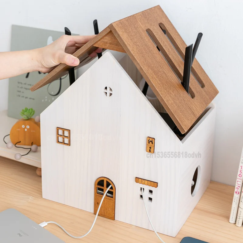 Скандинавская настольная деревянная коробка для хранения проводов в форме дома, коробка-органайзер для кабеля передачи данных, защитное украшение для ТВ гнезда
Скандинавская настольная деревянная коробка для хранения проводов в форме дома, коробка-органайзер для кабеля передачи данных, защитное украшение для ТВ гнезда