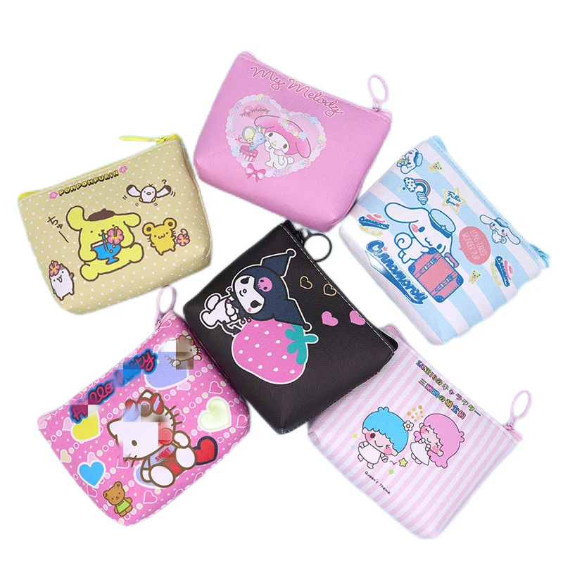 Милый кошелек Kawaii с персонажами мультфильмов Cinnamorol Kuromi Mymelody, кошельки из искусственной кожи, кошелек для монет, мини детские сумки, чехлы дл...
Милый кошелек Kawaii с персонажами мультфильмов Cinnamorol Kuromi Mymelody, кошельки из искусственной кожи, кошелек для монет, мини детские сумки, чехлы дл...