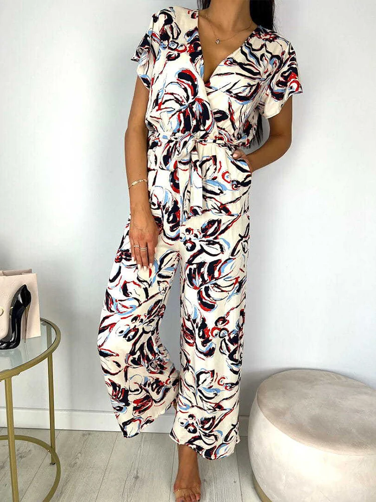 Women Vintage Printed Jumpsuits Casual V Neck Sleeveless Floral Party Streetwear Overall Ladies Elegant Slim Long Pants Overalls 
Women Vintage Printed Jumpsuits Casual V Neck Sleeveless Floral Party Streetwear Overall Ladies Elegant Slim Long Pants Overalls