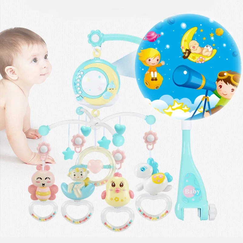 Baby Rattles Crib Mobiles Toy Holder Rotating Mobile Bed Bell Musical Box Projection for 0-12 Months Newborn Baby Boys Girls To
Baby Rattles Crib Mobiles Toy Holder Rotating Mobile Bed Bell Musical Box Projection for 0-12 Months Newborn Baby Boys Girls To