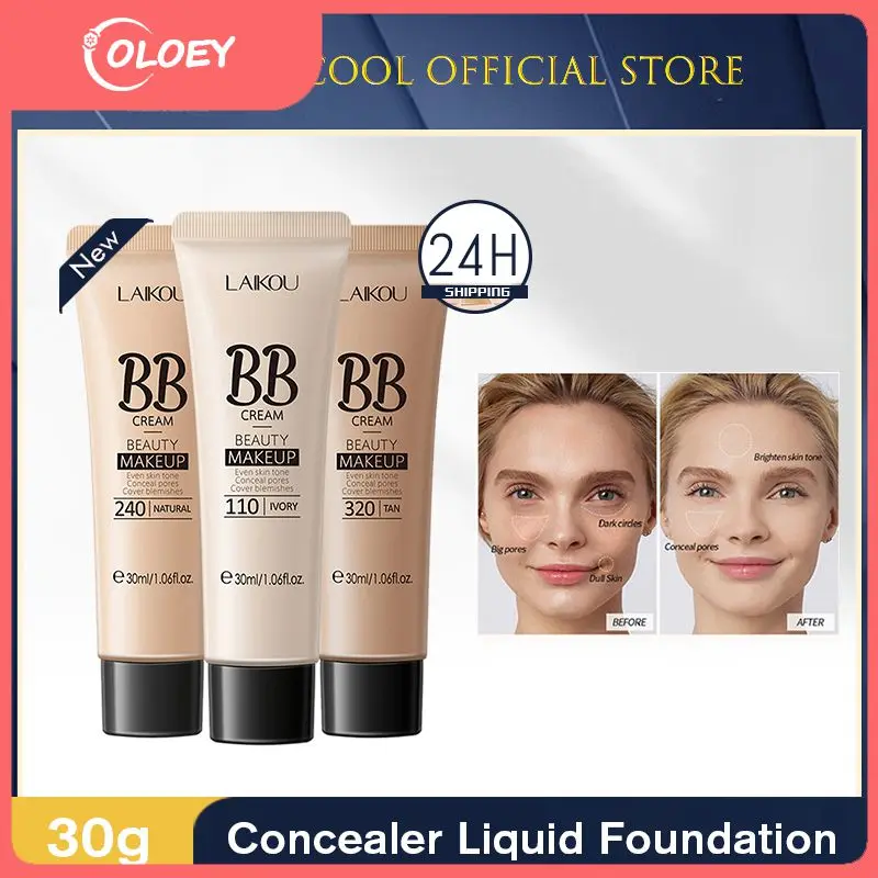 

Moisturizing Bb Cream 3 Color Foundations Makeup Hydrating Concealer Base For Waterproof Face Foundation Beauty Cosmetics 30ml