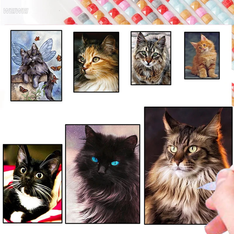 Animal Diamond Painting Diy Kit Round Square Diamond Maine Coon Cross Stitch Full Drill Mosaic Art Gift Home
Animal Diamond Painting Diy Kit Round Square Diamond Maine Coon Cross Stitch Full Drill Mosaic Art Gift Home