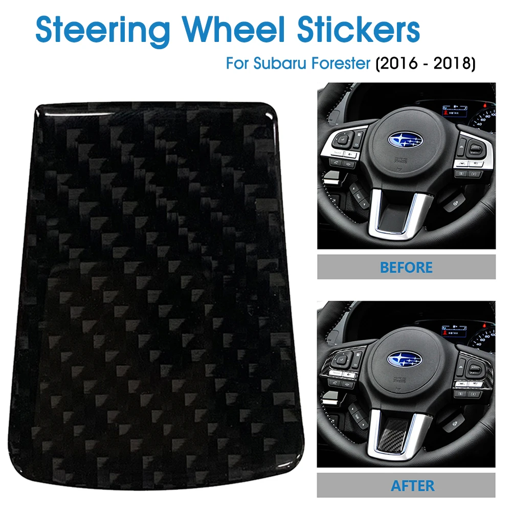 Car Styling Real Carbon Fiber Steering Wheel Sticker For Subaru Forester 2016 2017 2018 Interiro Decoration Accessories
Car Styling Real Carbon Fiber Steering Wheel Sticker For Subaru Forester 2016 2017 2018 Interiro Decoration Accessories