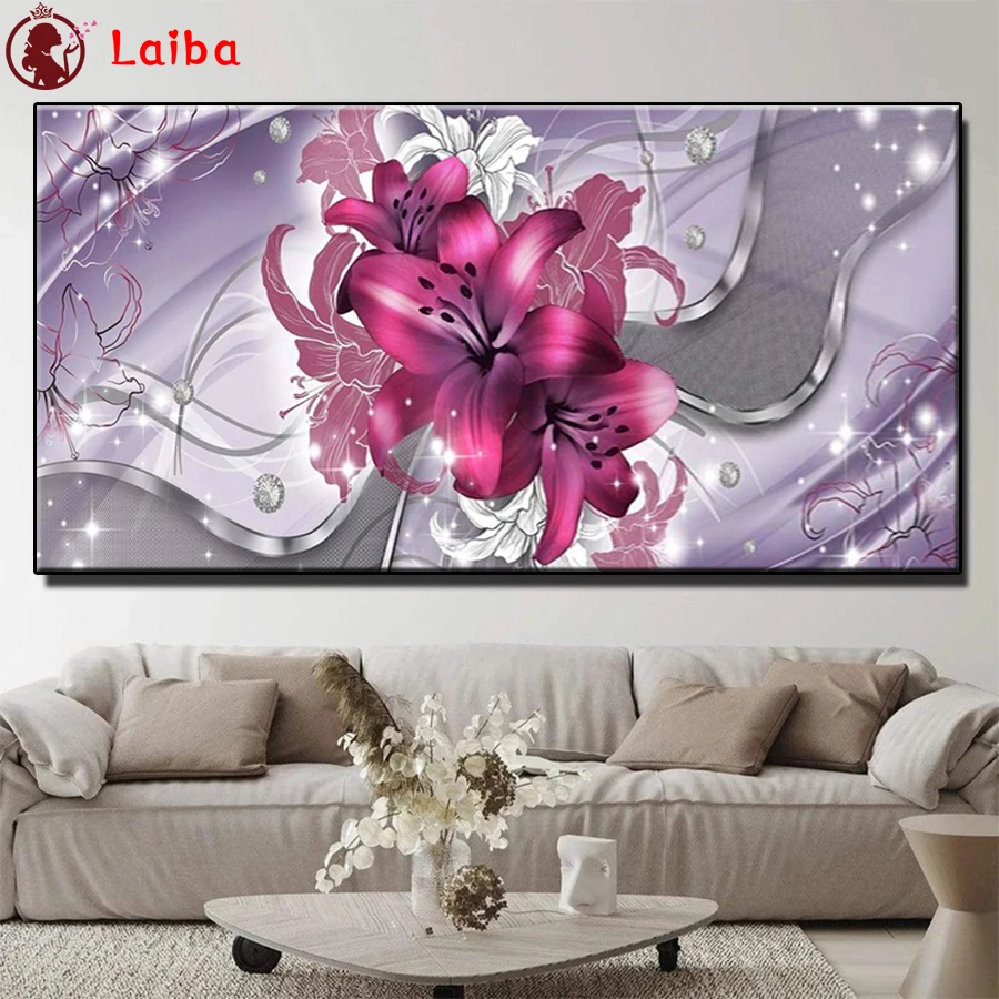 Алмазная живопись, современное искусство, цветок, фиолетовые лилии, полная вырезка, квадратные, «сделай сам», алмазная вышивка крестиком, мозаика, круглые искусства, домашний декор 
Алмазная живопись, современное искусство, цветок, фиолетовые лилии, полная вырезка, квадратные, «сделай сам», алмазная вышивка крестиком, мозаика, круглые искусства, домашний декор