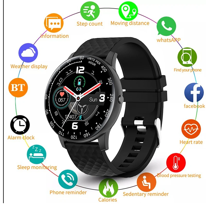 Smart Watch Men Fitness Tracker Music Control Heart Rate Sleep Monitor Watches H30 Smartwatch Women For Xiaomi Huawei Android
Smart Watch Men Fitness Tracker Music Control Heart Rate Sleep Monitor Watches H30 Smartwatch Women For Xiaomi Huawei Android