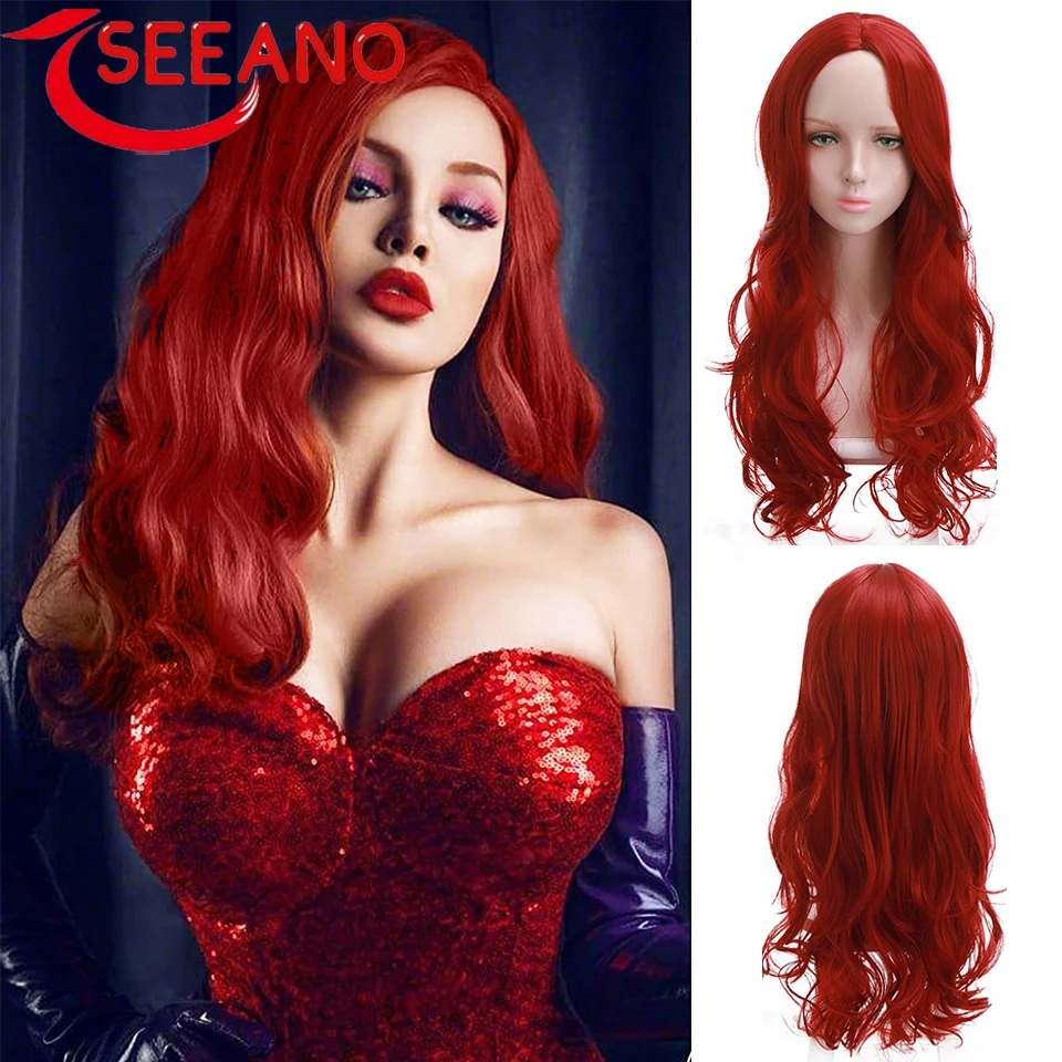 SEEANO Synthetic Wig Long Natural Wave Wig for Women Black Brown Red Gray with Bangs Cosplay Heat Resistant Hair Natural wig
SEEANO Synthetic Wig Long Natural Wave Wig for Women Black Brown Red Gray with Bangs Cosplay Heat Resistant Hair Natural wig