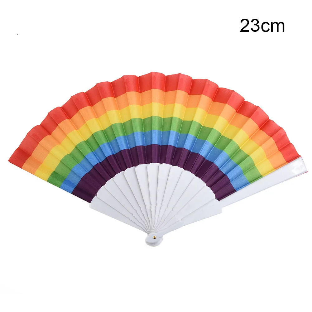 Rainbow Folding Fan Dance Chinese Foldable Fans Creative Hand Held Exquisite Dancing Performance Home Decoration
Rainbow Folding Fan Dance Chinese Foldable Fans Creative Hand Held Exquisite Dancing Performance Home Decoration