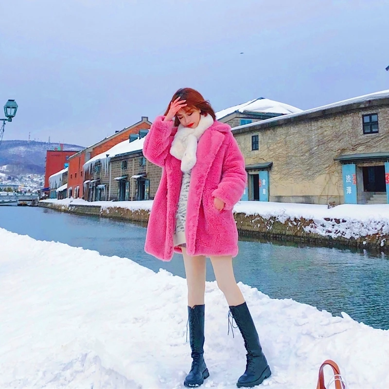2022 Autumn Winter Teddy Coat Women Faux Fur Coat Female Teddy Jacket Ladies Outerwear Overcoat Thick Warm Plush Coats H118
2022 Autumn Winter Teddy Coat Women Faux Fur Coat Female Teddy Jacket Ladies Outerwear Overcoat Thick Warm Plush Coats H118