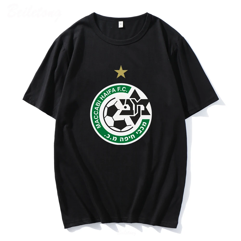 2022 Israel Maccabi Haifa FC Men T Shirt 100% Cotton Summer Football Print High Quality Children Classic Tops Short Sleeve Males
2022 Israel Maccabi Haifa FC Men T Shirt 100% Cotton Summer Football Print High Quality Children Classic Tops Short Sleeve Males
