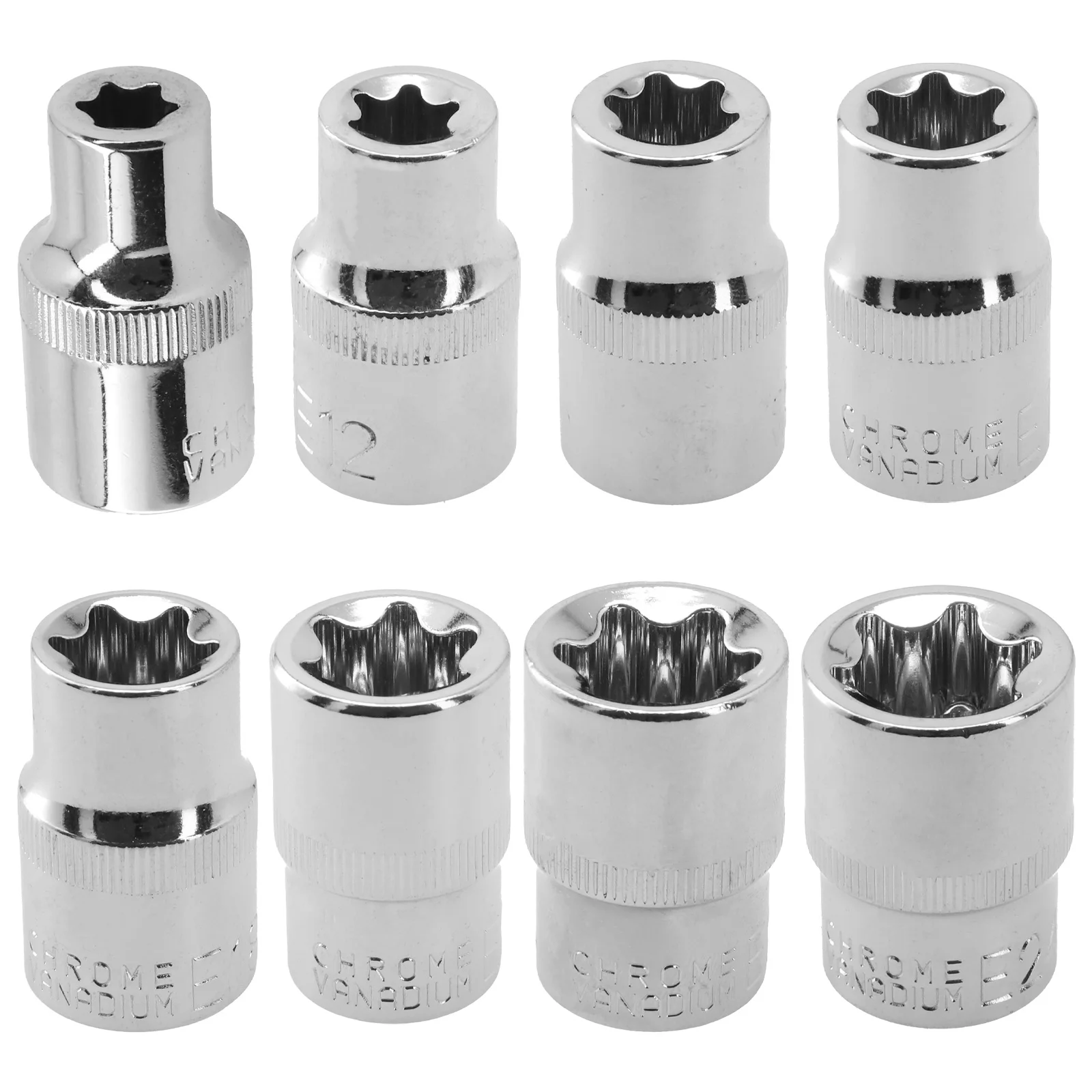 Hand Tool E Type Sockets 1/4 Square Tool Female Torx Socket For Ratchet End Wrench Head E10/E12/E14/E16/E18/E20/E22/E24
Hand Tool E Type Sockets 1/4 Square Tool Female Torx Socket For Ratchet End Wrench Head E10/E12/E14/E16/E18/E20/E22/E24