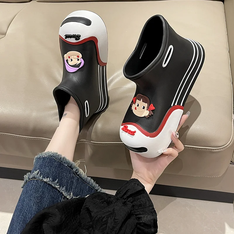 Fashion Waterproof Women's Boots 2023 New Platform Boots Cute Cartoon Girl Rain Boots Rain and Waterproof Work Boots 30-41 Size
Fashion Waterproof Women's Boots 2023 New Platform Boots Cute Cartoon Girl Rain Boots Rain and Waterproof Work Boots 30-41 Size