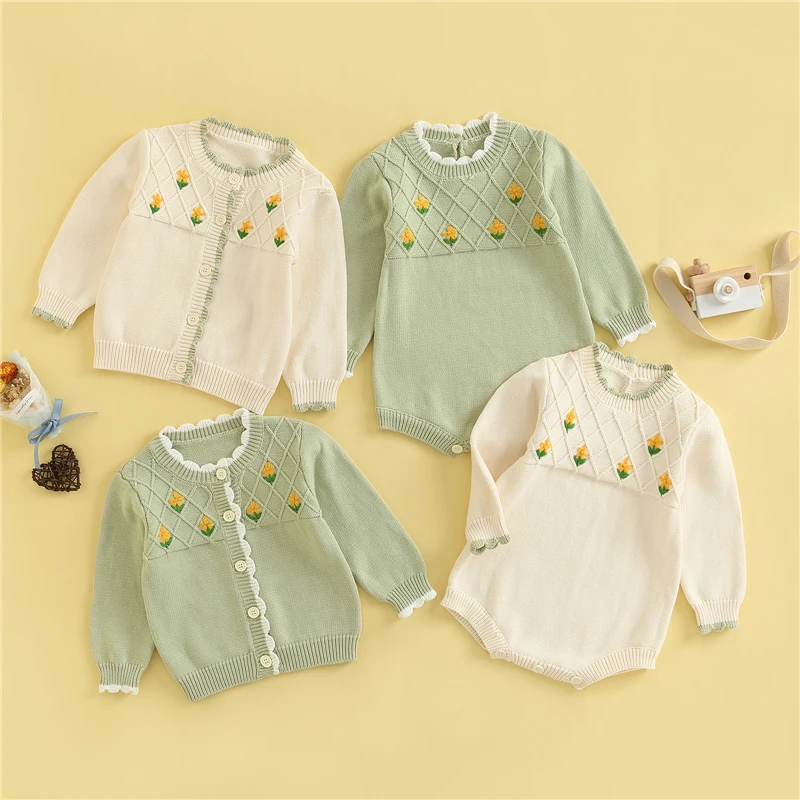 Autumn Winter sweater romper baby girl Infant Knit Button Warm Toddler Clothes Jumpsuits Top Clothing 0-24M
Autumn Winter sweater romper baby girl Infant Knit Button Warm Toddler Clothes Jumpsuits Top Clothing 0-24M