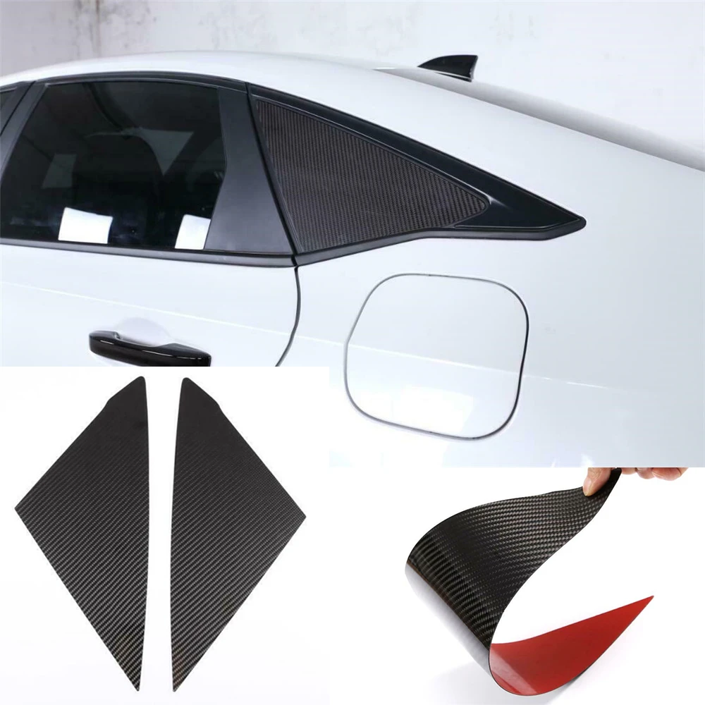 Soft Carbon Fiber Rear Window Triangular Glass Cover For Honda Civic 11th 2022 2023 Interior Car Accessories
Soft Carbon Fiber Rear Window Triangular Glass Cover For Honda Civic 11th 2022 2023 Interior Car Accessories