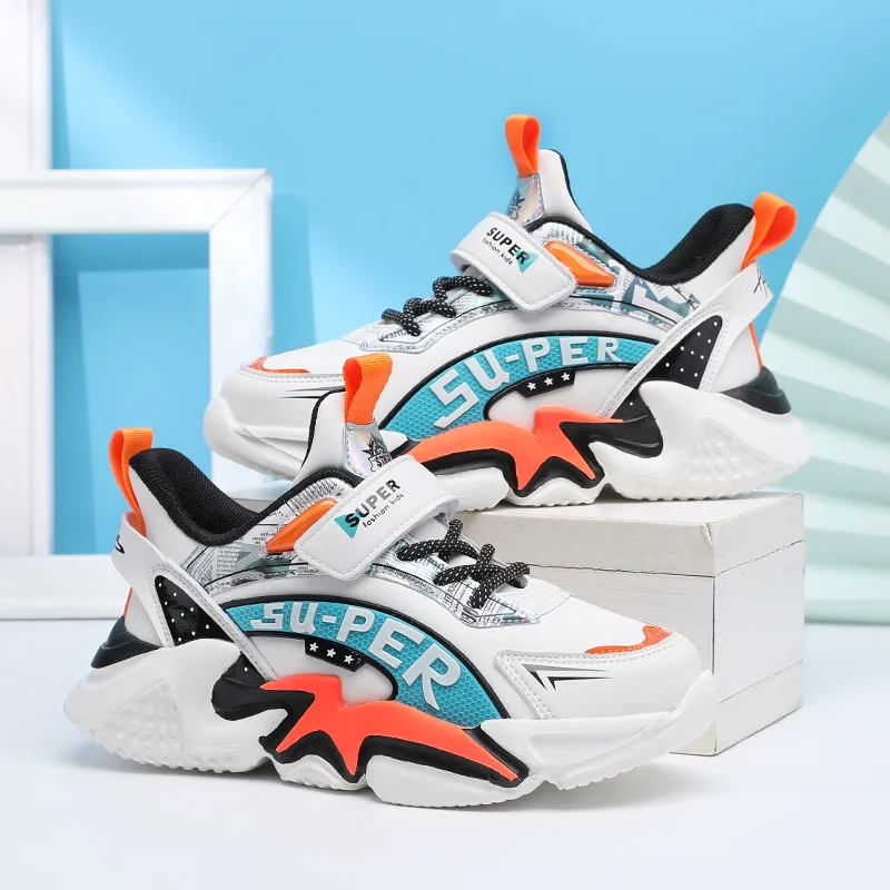 Boy's Sneakers Children's Sports Shoes New Leather Waterproof Casual For Boys In Autumn 2021
Boy's Sneakers Children's Sports Shoes New Leather Waterproof Casual For Boys In Autumn 2021