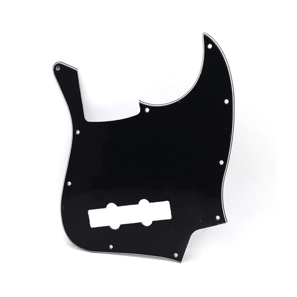 4 Strings Bass Pickguard 10 Holes Scratch Plate 3 Plys Pick Guard For Jazz Bass Standard Black Musical Instruments Guitars Parts
4 Strings Bass Pickguard 10 Holes Scratch Plate 3 Plys Pick Guard For Jazz Bass Standard Black Musical Instruments Guitars Parts
