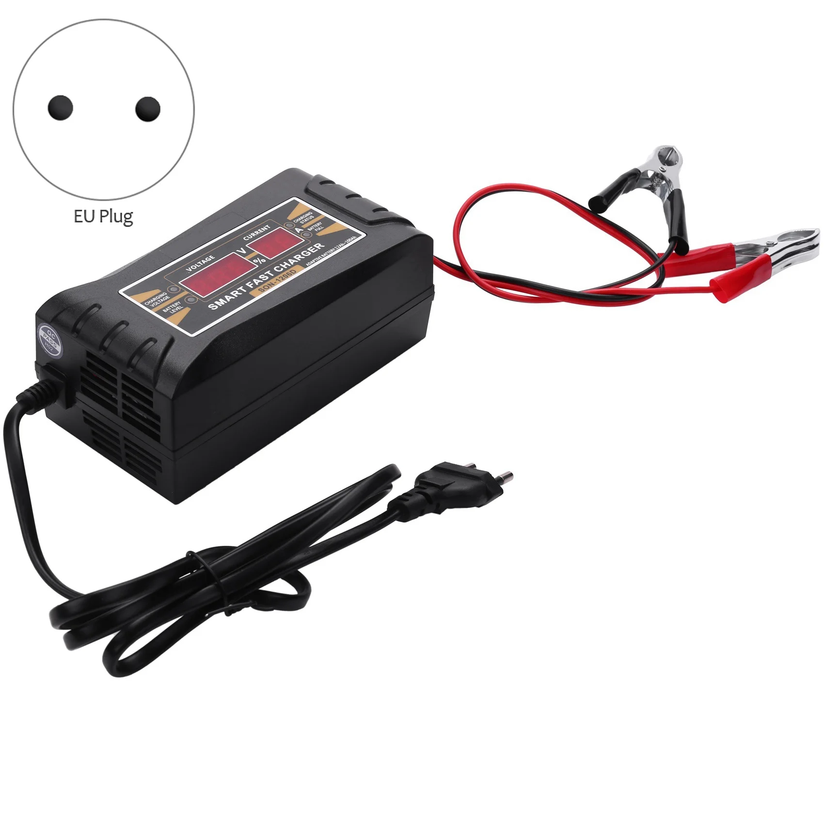 EU Plug Car Battery Charger 12V 6A 10A Intelligent Full Automatic Auto Smart Fast Power Charging For Wet Dry LCD Display
EU Plug Car Battery Charger 12V 6A 10A Intelligent Full Automatic Auto Smart Fast Power Charging For Wet Dry LCD Display