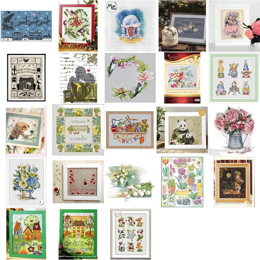 Patterns for flowers and scenery Cross Stich Embroidery set Electronic drawing Cross Stich Needlework PDF by Email
Patterns for flowers and scenery Cross Stich Embroidery set Electronic drawing Cross Stich Needlework PDF by Email