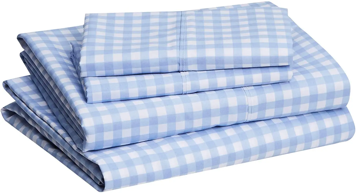 Lightweight Super Soft Easy Care Microfiber Bed Sheet Set with 14 ”Deep Pockets - Queen, Light Blue 88gingham
Lightweight Super Soft Easy Care Microfiber Bed Sheet Set with 14 ”Deep Pockets - Queen, Light Blue 88gingham