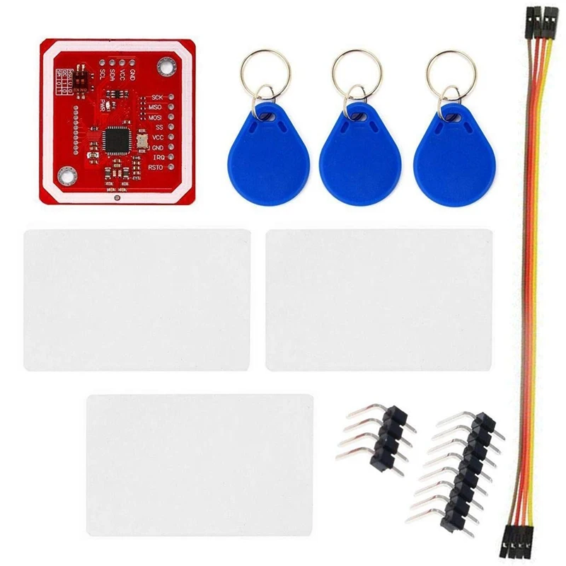 Near Field Communication Reader Module Kit PN532 NFC NXP RFID Module V3 Kit I2C SPI HSU With S50 White Card Key Card
Near Field Communication Reader Module Kit PN532 NFC NXP RFID Module V3 Kit I2C SPI HSU With S50 White Card Key Card