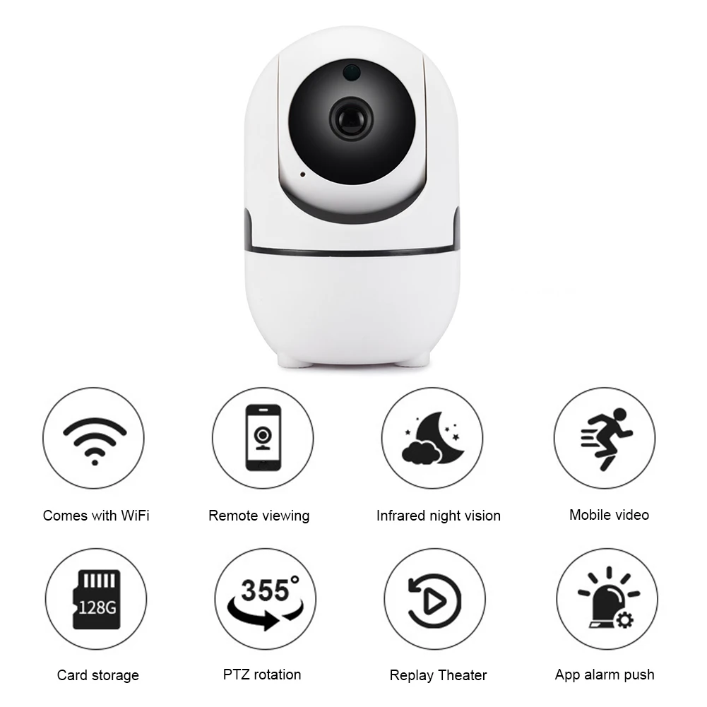 720P/1080P Mini Security Monitor Wireless Wifi Baby Surveillance Camera Night Vision Camera for Baby Room IP Wifi Indoor Camera
720P/1080P Mini Security Monitor Wireless Wifi Baby Surveillance Camera Night Vision Camera for Baby Room IP Wifi Indoor Camera