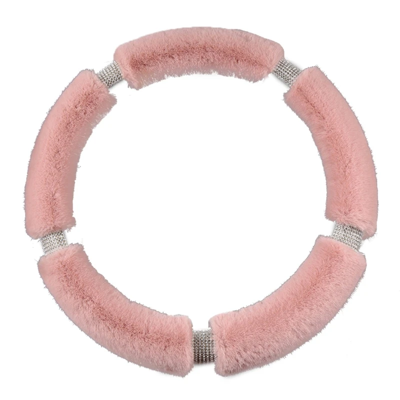 Car Steering Wheel Cover Protector Decoration Warm Super Thick Plush Collar Women Man with Rhinestones Diamond Fur Furry
Car Steering Wheel Cover Protector Decoration Warm Super Thick Plush Collar Women Man with Rhinestones Diamond Fur Furry