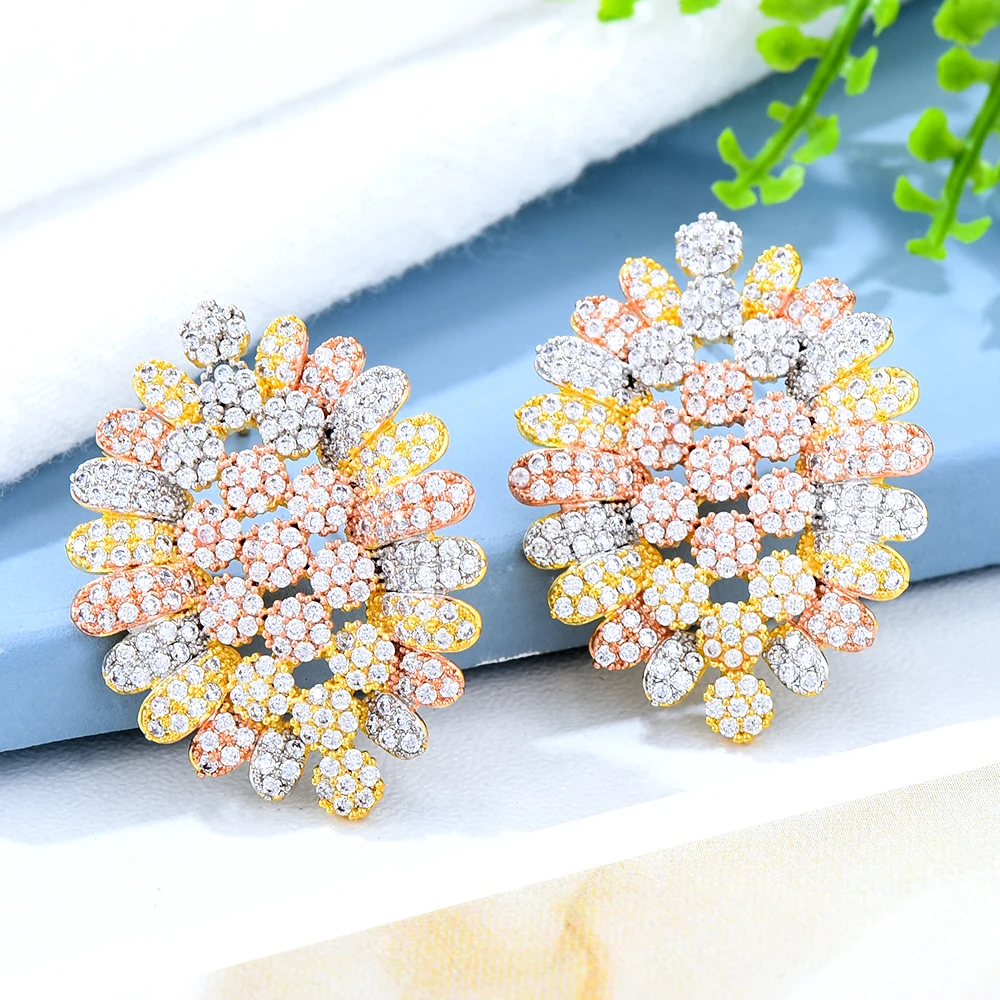 Siscathy Arabic Indian Luxury Cubic Zircon Round Earrings For Women Gorgeous Custom Wedding Party Anniversary Jewelry Gifts
Siscathy Arabic Indian Luxury Cubic Zircon Round Earrings For Women Gorgeous Custom Wedding Party Anniversary Jewelry Gifts