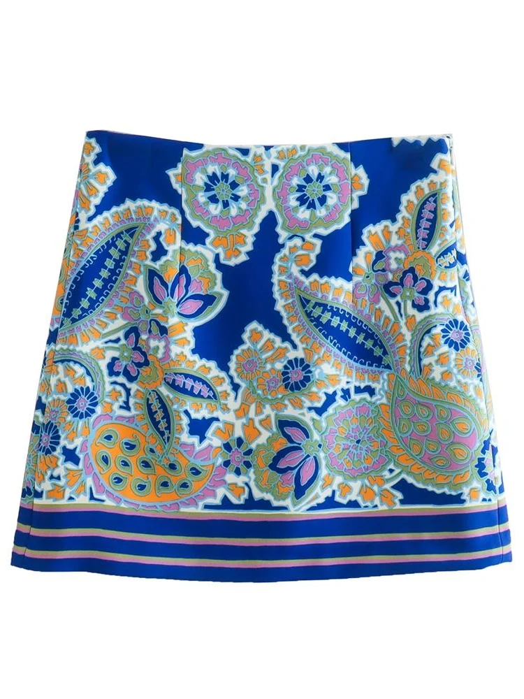TRAF Women 2022 Fashion Front Pleated Floral Printed Mini Skirt Vintage High Waist Side Zipper Female Skirts Streetwear
TRAF Women 2022 Fashion Front Pleated Floral Printed Mini Skirt Vintage High Waist Side Zipper Female Skirts Streetwear
