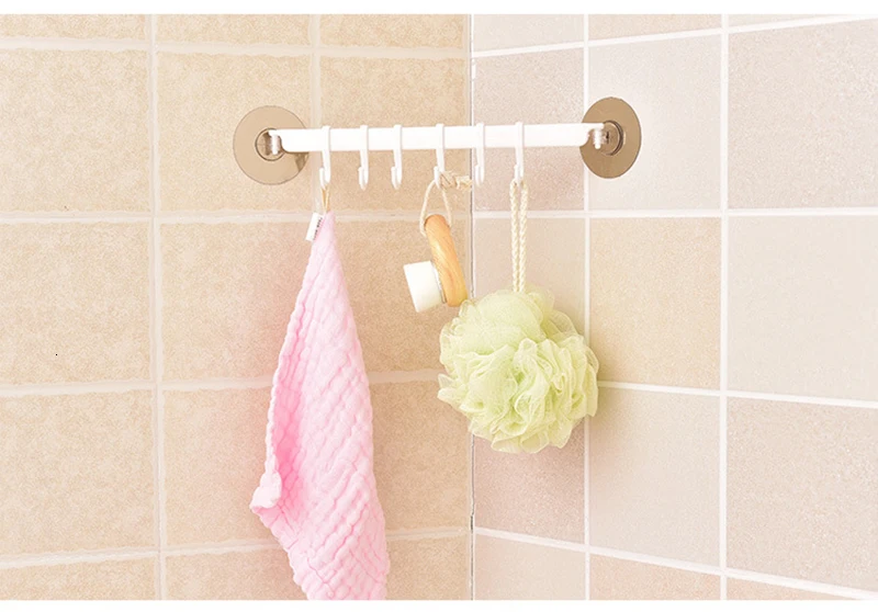 Adjustable Bathroom Towel Hanger Rack Durable Plastic Kitchen Storage Rack Hook Wall Hanging Storage Hanger
Adjustable Bathroom Towel Hanger Rack Durable Plastic Kitchen Storage Rack Hook Wall Hanging Storage Hanger