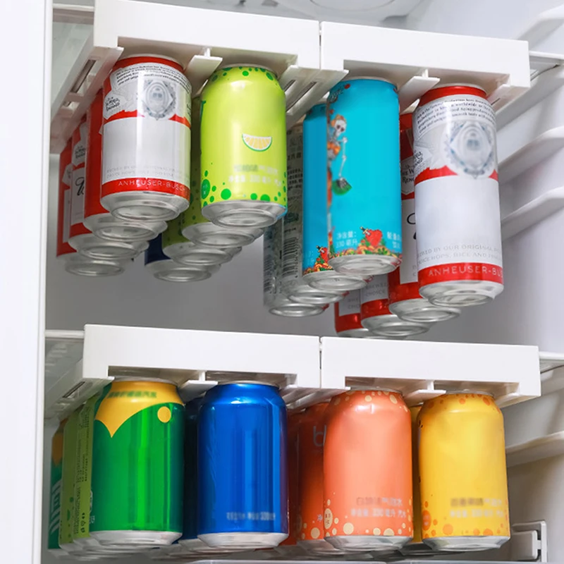 Beer Soda Can Storage Rack Refrigerator Slide Under Shelf For Soda Can Beverage Organizer Kitchen Double-row Container
Beer Soda Can Storage Rack Refrigerator Slide Under Shelf For Soda Can Beverage Organizer Kitchen Double-row Container