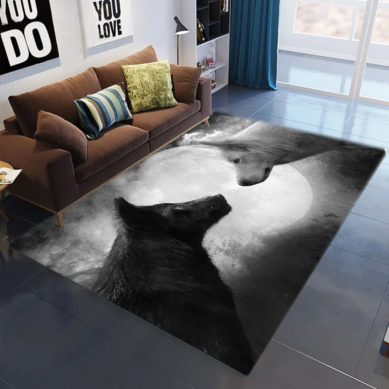 Wolf Carpet Living Room Carpet Coffee Table Cushion Bedroom Carpet Bedside Decoration Bathroom Non-slip Mat Corridor Floor Mat
Wolf Carpet Living Room Carpet Coffee Table Cushion Bedroom Carpet Bedside Decoration Bathroom Non-slip Mat Corridor Floor Mat