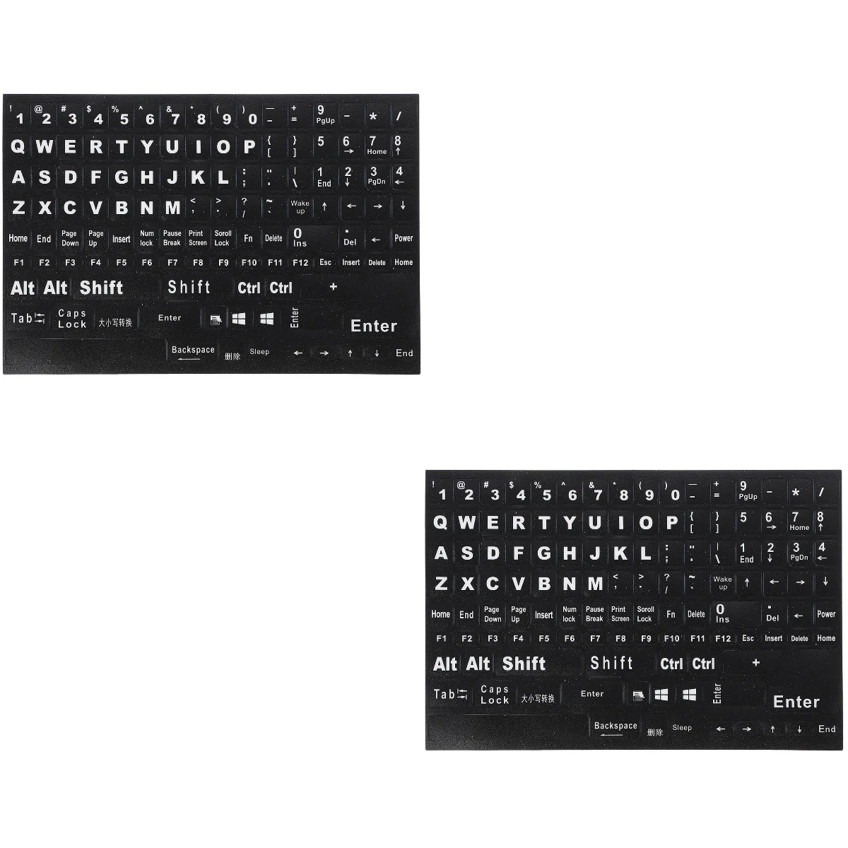 

2 Sheets Keycap Stickers Laptop Key Stickers Laptop Keyboard Stickers Keyboard Label Stickers Glow in The Dark Keyboard Cover