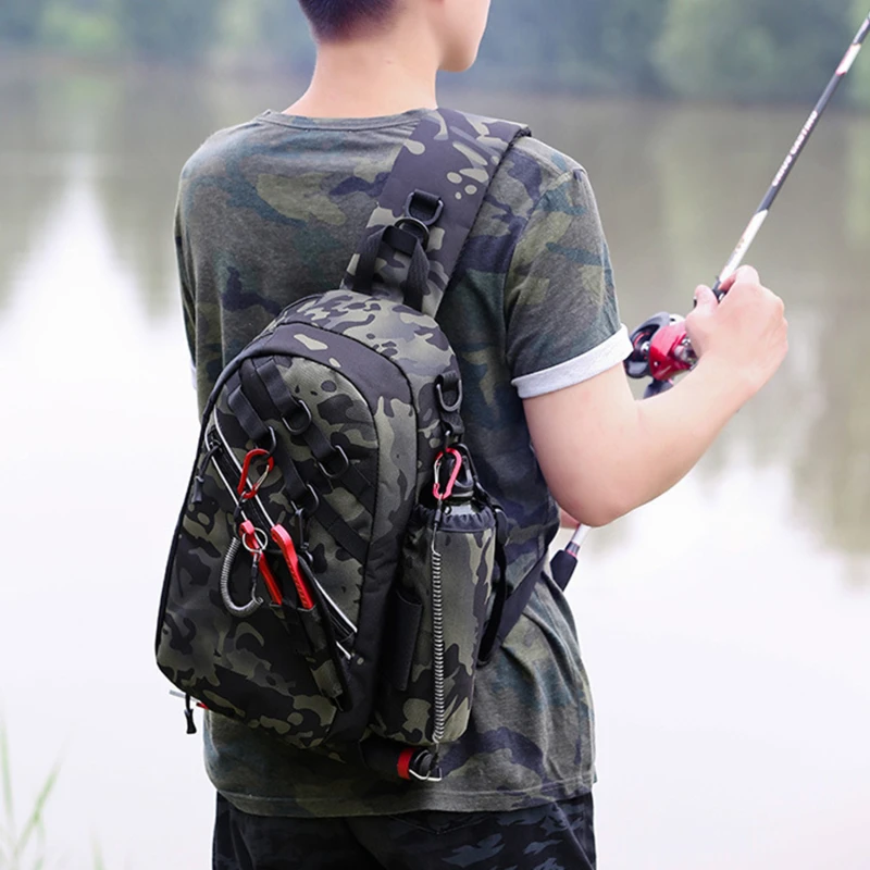 Fishing Tackle Storage Bag Waterproof Fishing Sling Backpack Multifunctional Fishing Gear Bag Fishing Accessories Organizer
Fishing Tackle Storage Bag Waterproof Fishing Sling Backpack Multifunctional Fishing Gear Bag Fishing Accessories Organizer