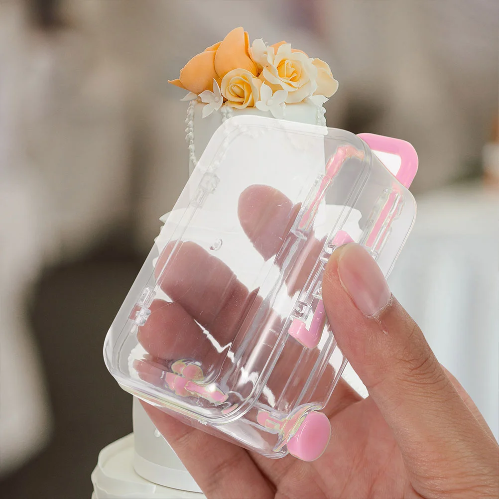 Trolley Case Wedding Candies Box Suitcase Candy Boxes Mini Gift Dessert Party Packing Decorations
Trolley Case Wedding Candies Box Suitcase Candy Boxes Mini Gift Dessert Party Packing Decorations