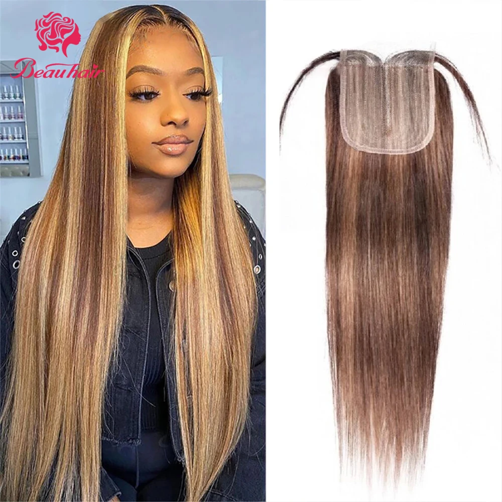 Beauhair Highlight Lace Closure P4/27 Silky Straight Lace Closure Peruvian Human Hair Middle T Part Lace Closure
Beauhair Highlight Lace Closure P4/27 Silky Straight Lace Closure Peruvian Human Hair Middle T Part Lace Closure