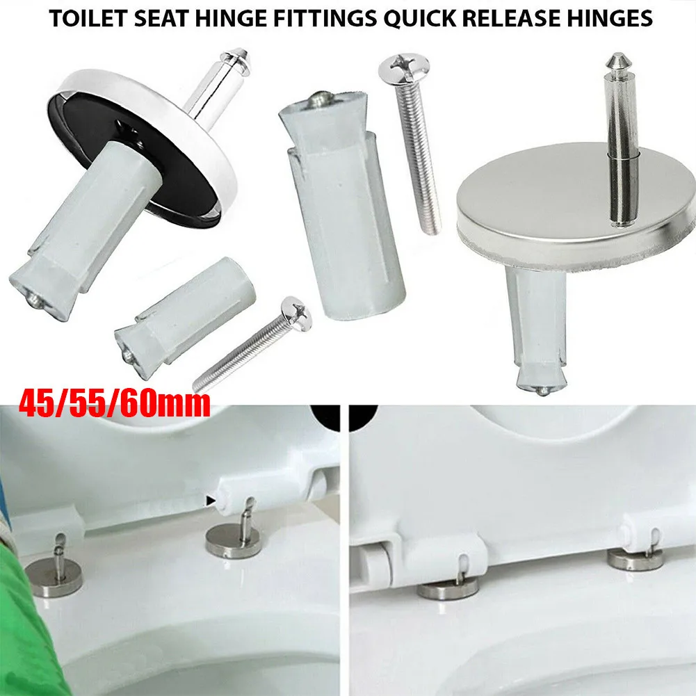 2pcs Replacement Toilet Seat Hinge Fitting Screw Anchoring Setscrew Top Close Soft Release Quick Fitting Heavy Duty Hinge Screw
2pcs Replacement Toilet Seat Hinge Fitting Screw Anchoring Setscrew Top Close Soft Release Quick Fitting Heavy Duty Hinge Screw