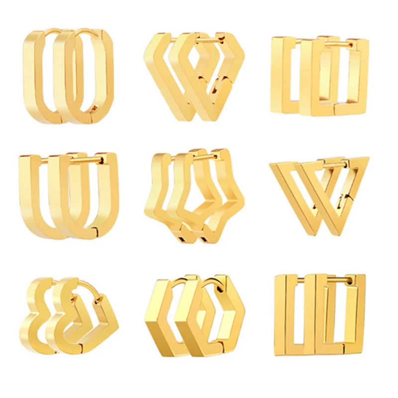 KNOW DREAM Stainless steel geometric personalized men's and women's fashion earrings simple Earrings titanium steel earrings
KNOW DREAM Stainless steel geometric personalized men's and women's fashion earrings simple Earrings titanium steel earrings
