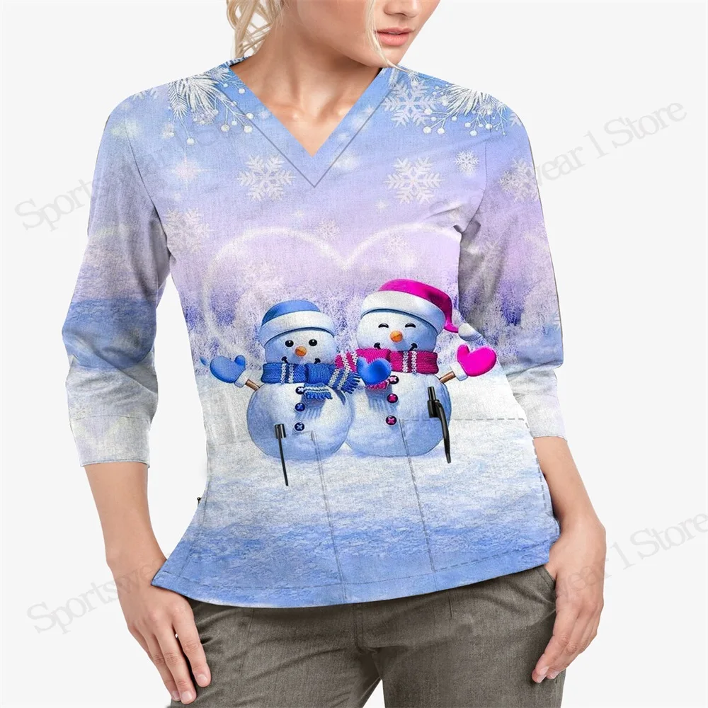 V-neck Korean Summer Clothes for Women Fashion Nurse Japanese Y2k Tops Pocket Christmas Top Women T Shirt Aesthetic Clothing Yk2
V-neck Korean Summer Clothes for Women Fashion Nurse Japanese Y2k Tops Pocket Christmas Top Women T Shirt Aesthetic Clothing Yk2